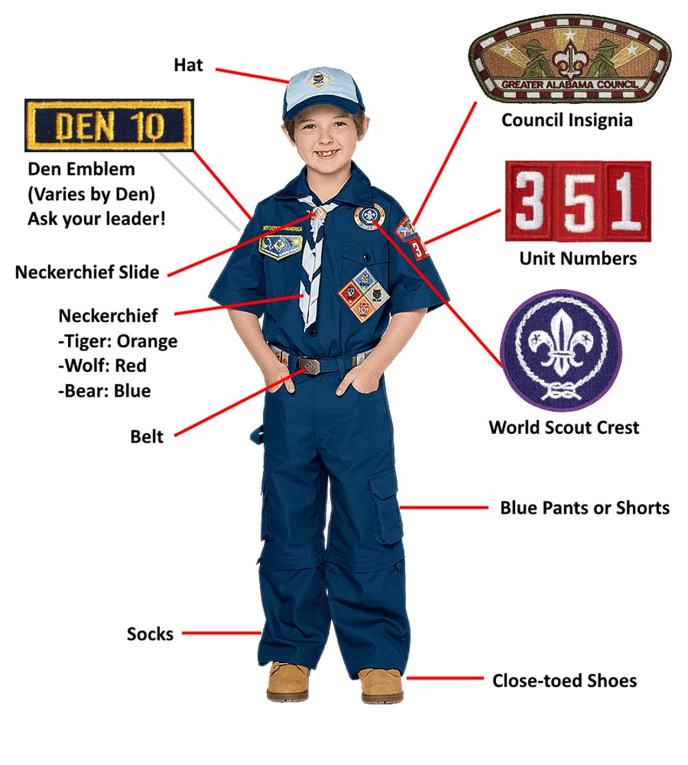 Public Uniforms - Cub Scout Pack 485 (San Antonio, Texas)