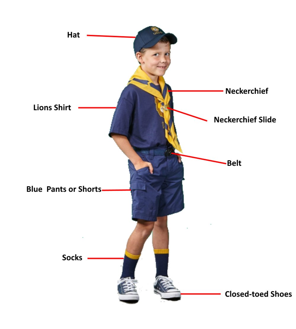 Cub Scout Pack 351 Lion Uniform Information